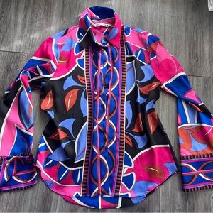 Zara (Pucci Inspired) button down top